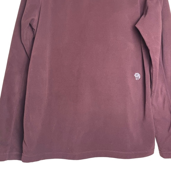 Mountain Hardwear Mens Microchill 2.0 Maroon 1/2 Zip Fleece Sweater Sz Medium - Picture 11 of 15